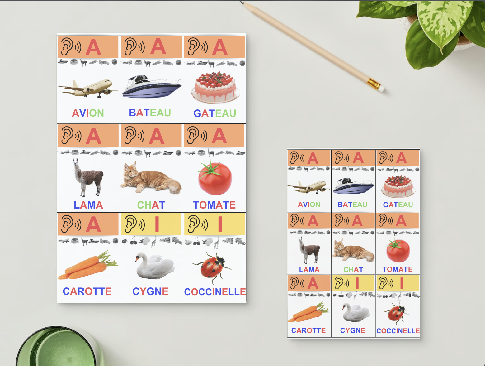 Jeu de 7 familles de sons